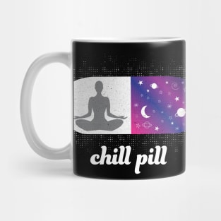 Chill Pill Relax Yoga Meditation Buddha Reiki Lightworker Empath Mug